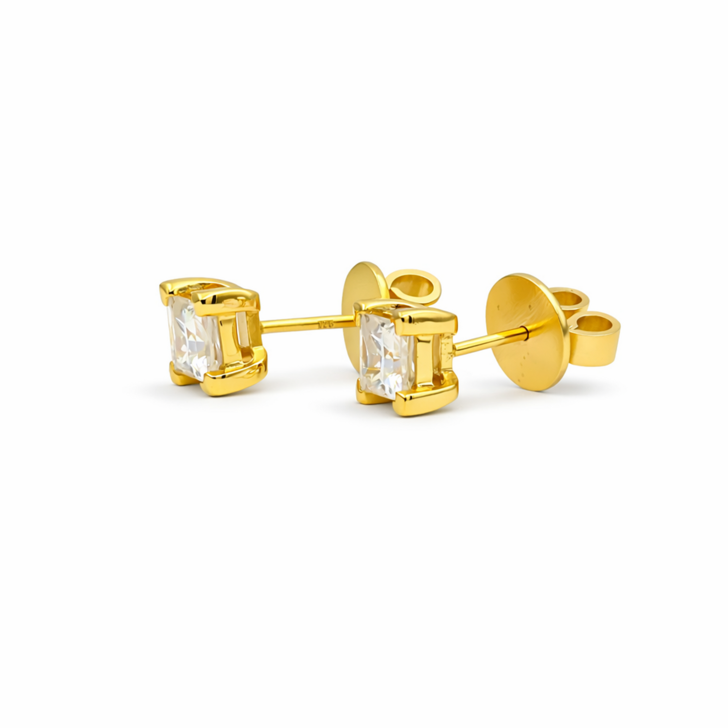 1,5 ct Moissanit-Ohrstecker