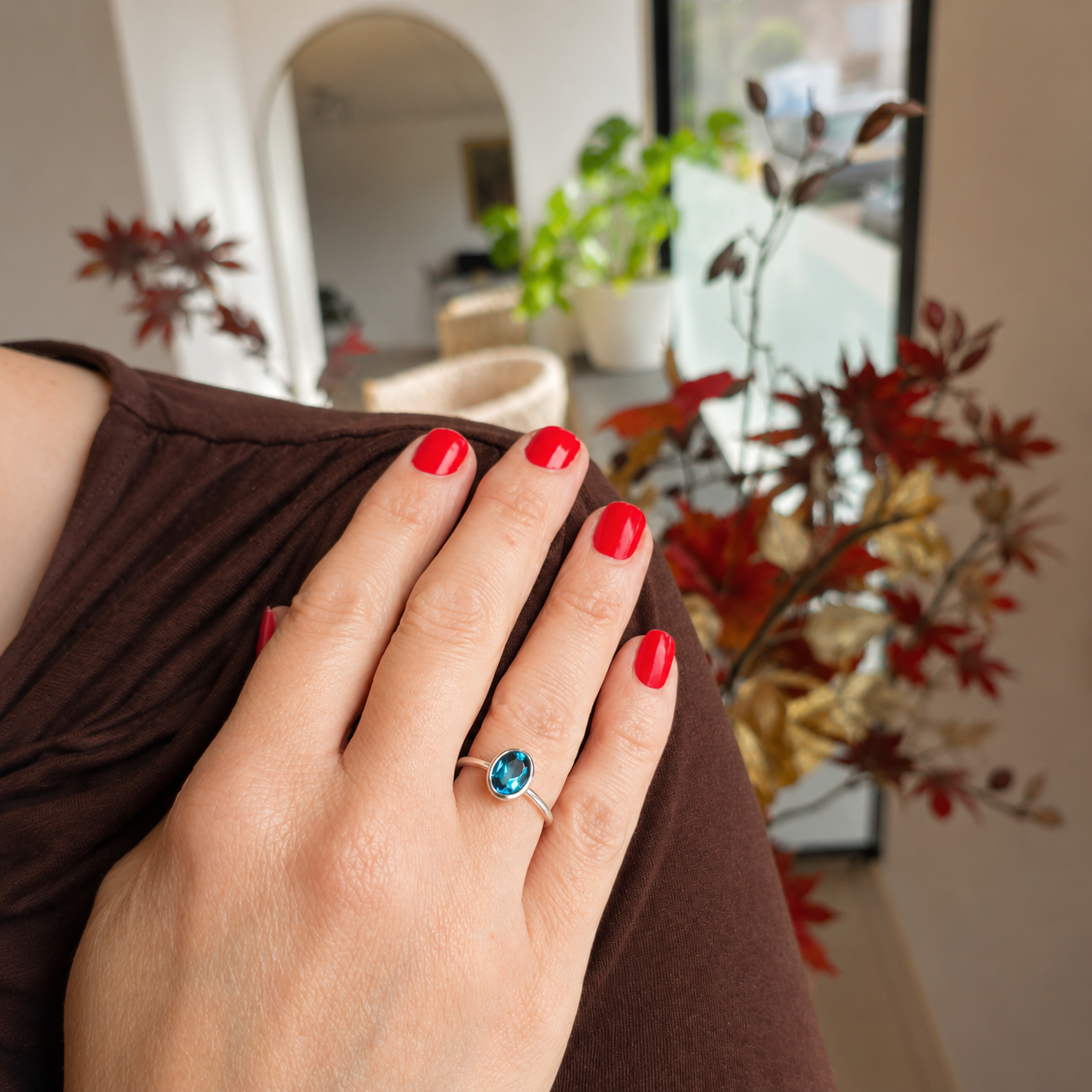 Azure Muse Silberring