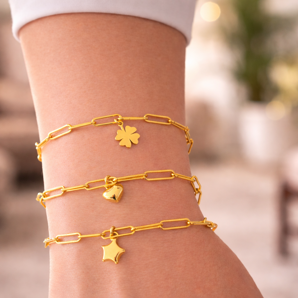 Schakel Armband Hart