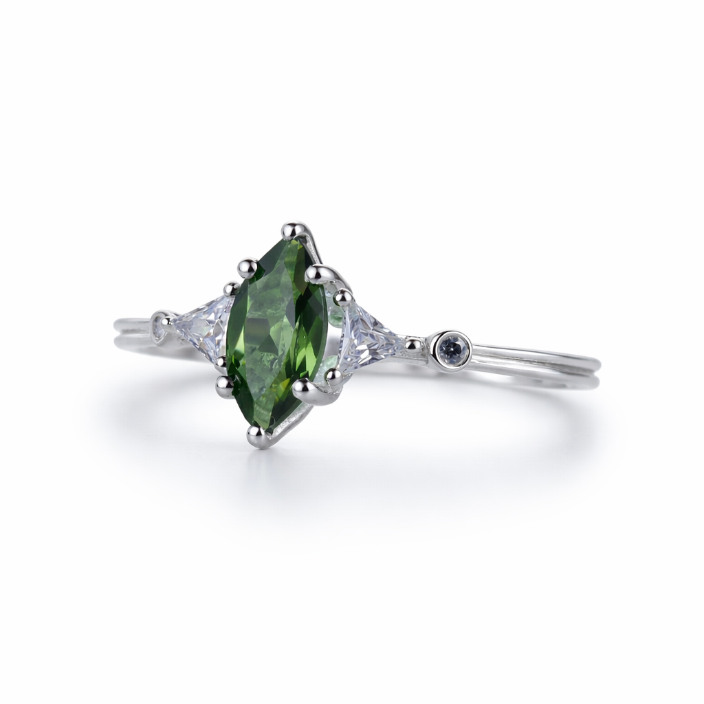 Forest Light Silber Ring