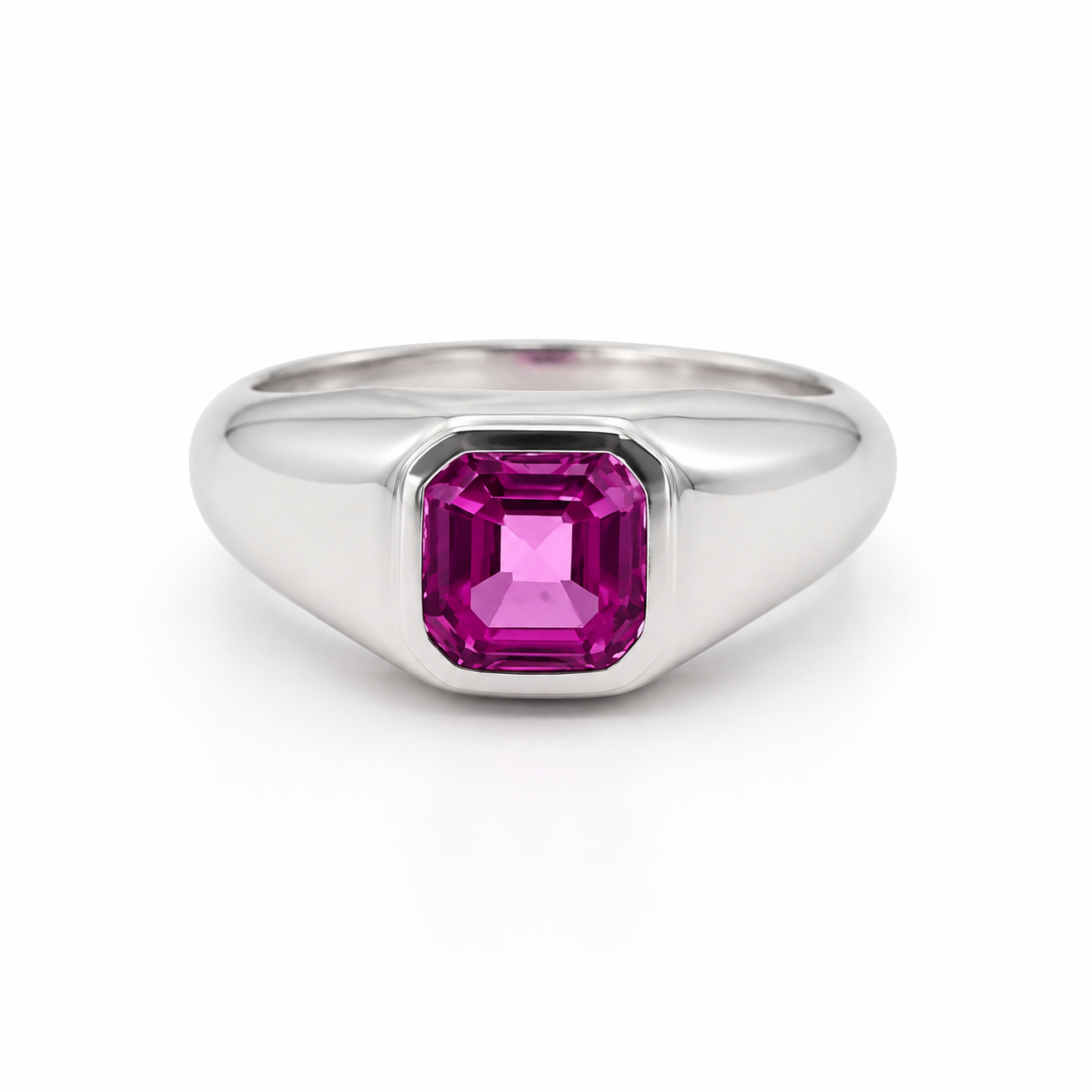 Fuchsia-Siegelring
