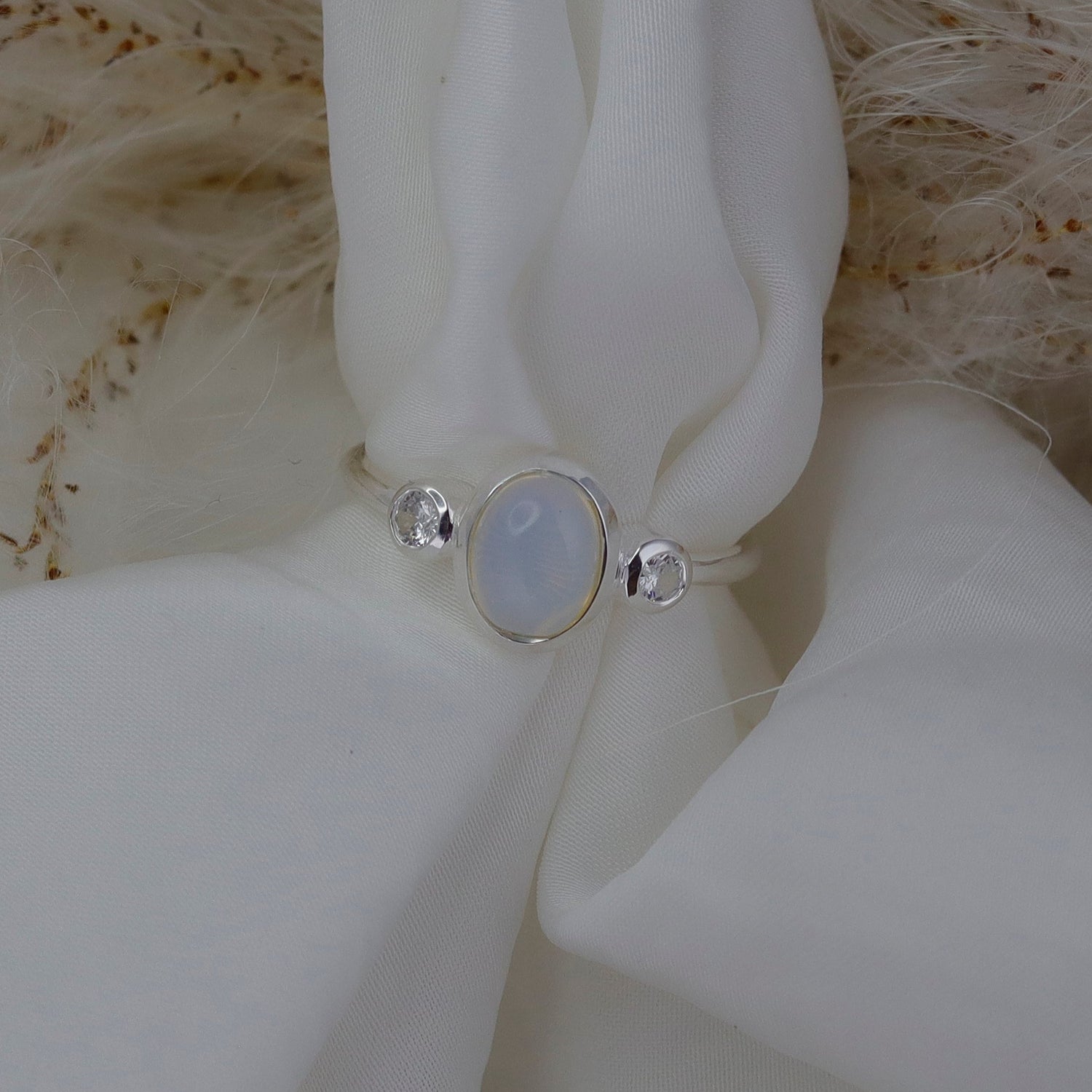 Moonstone Glow Ring
