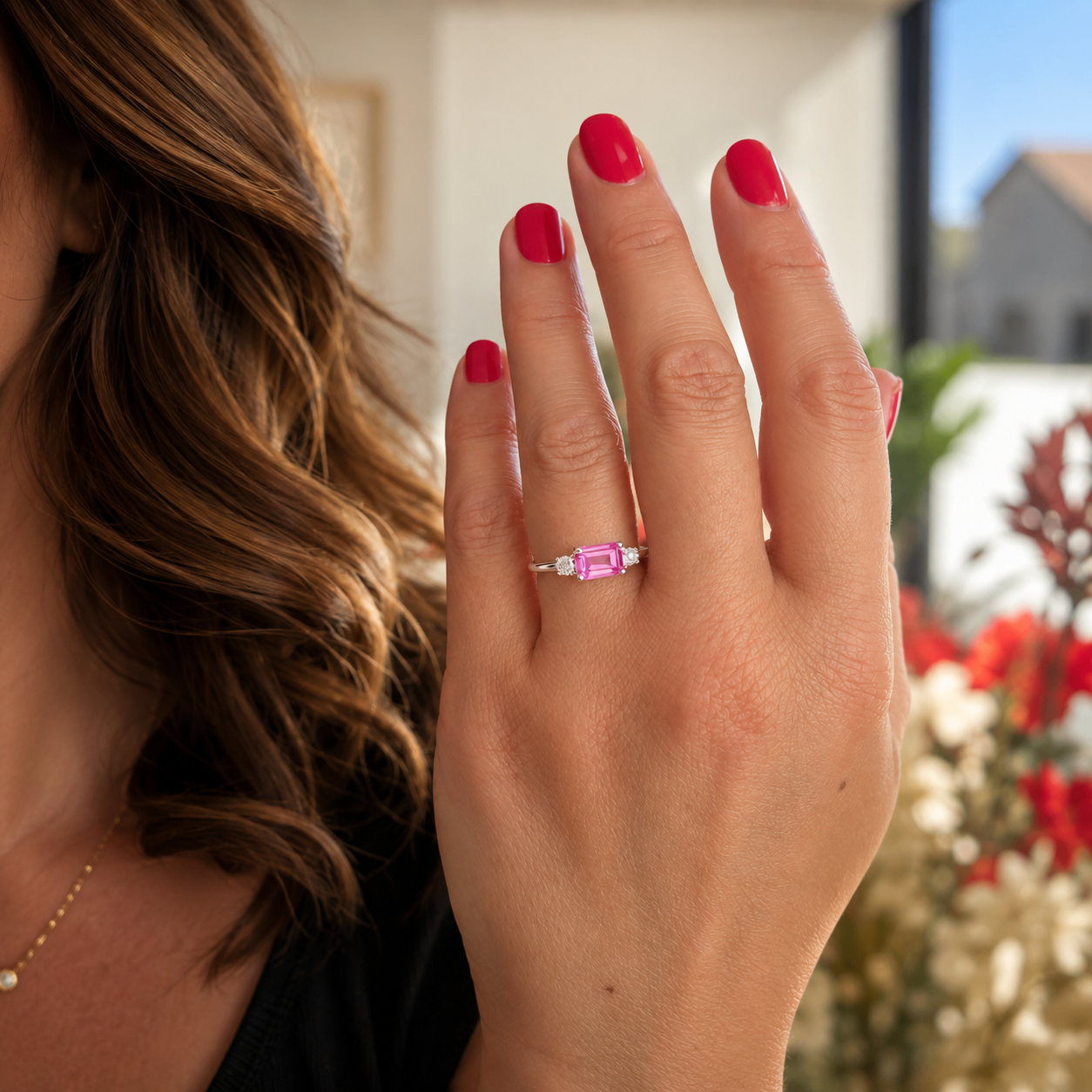 Pink Radiance Ring