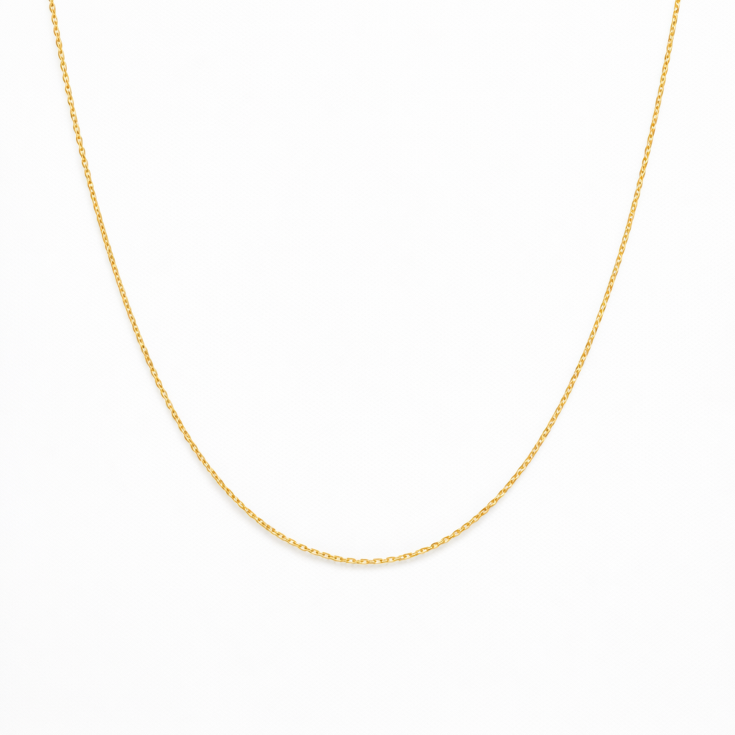 Bochada – 14K Goud Vergulde Diamant Cut Ketting van 925 Zilver | Fijne Luxe Dames Ketting
