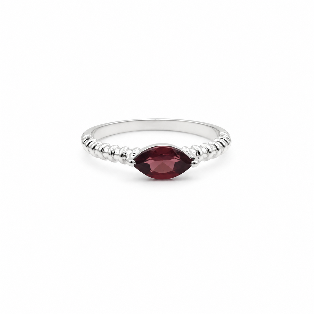 Garnet Marquise Ring
