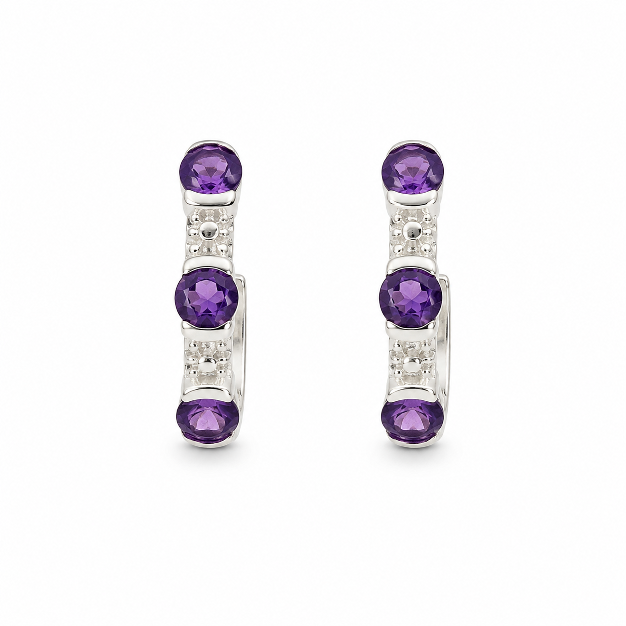 Violet Lumière Hoops