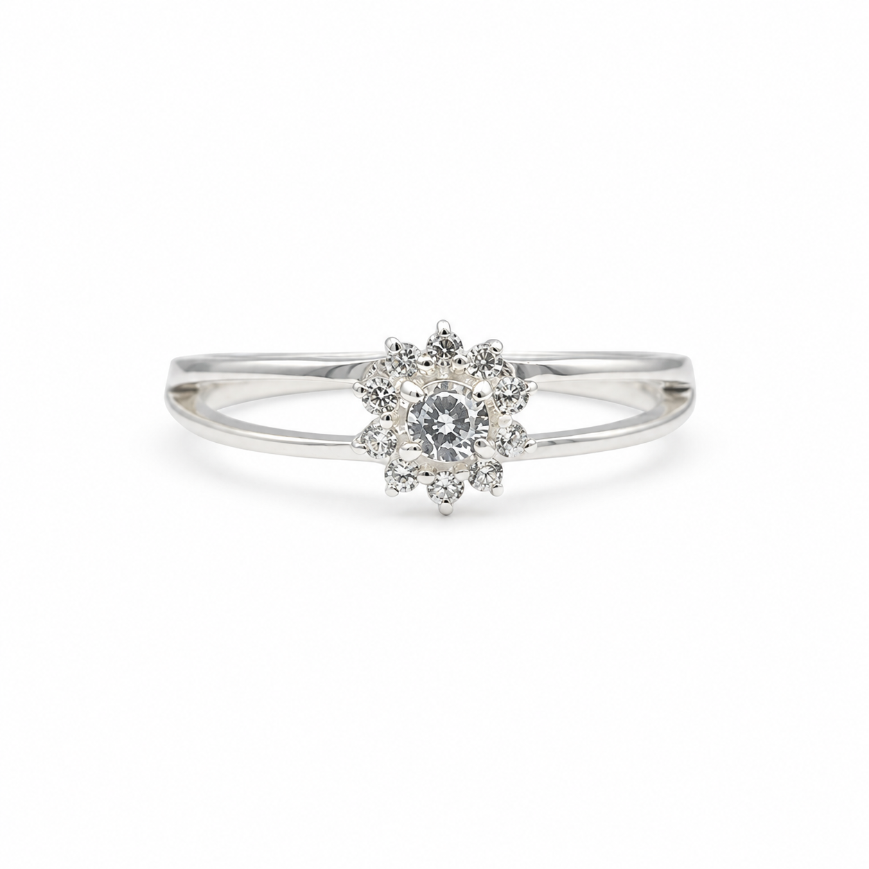 Lumière Bloom Ring in 925 Sterling Zilver