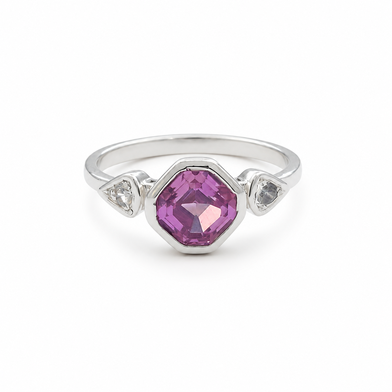 Rosé CZ Ring