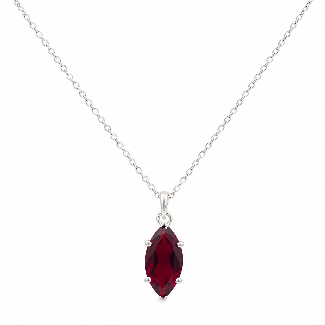 Crimson Marquise Hanger