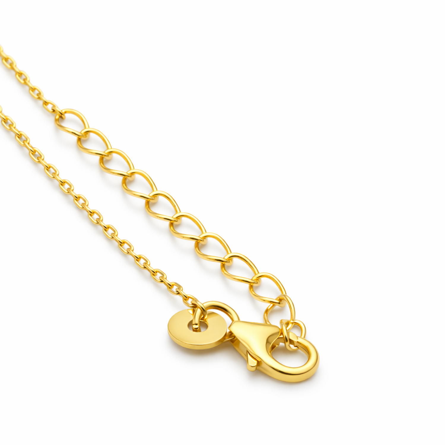 Bochada – 14K Goud Vergulde Diamant Cut Ketting van 925 Zilver | Fijne Luxe Dames Ketting