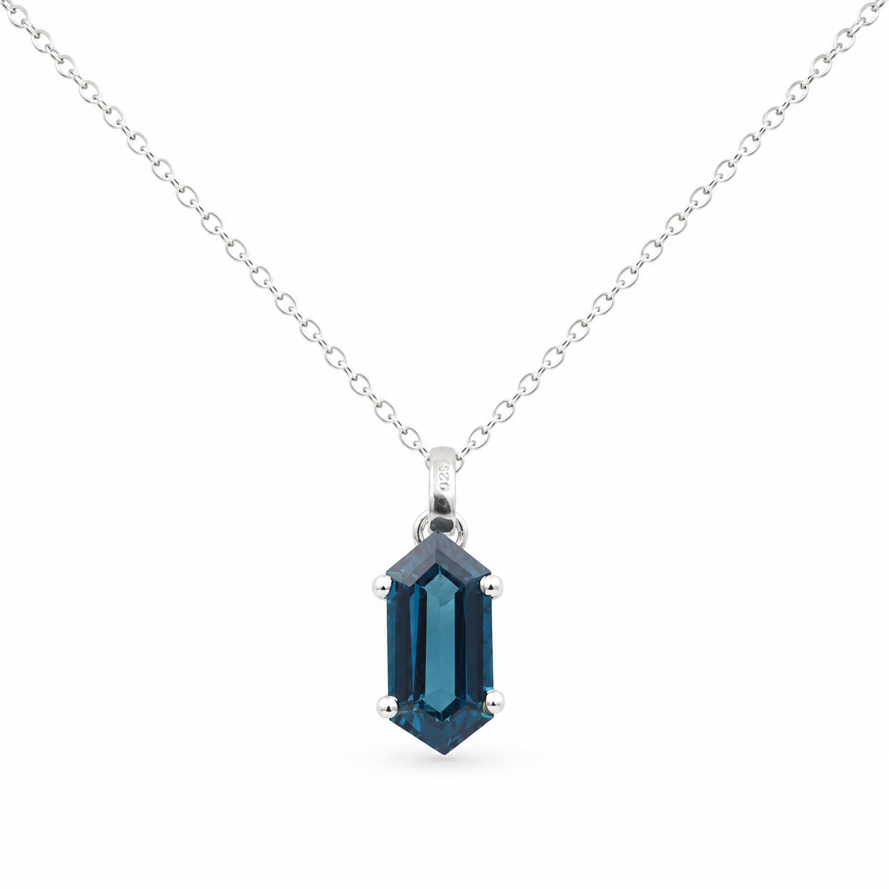 Midnight Prism Pendant in 925 Sterling Zilver