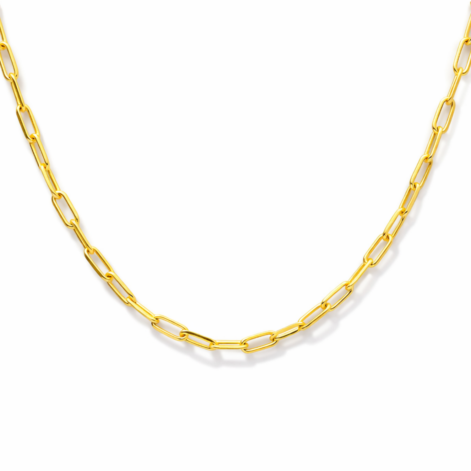 Schakelketting Statement - 925 Zilver 14K Goud Verguld