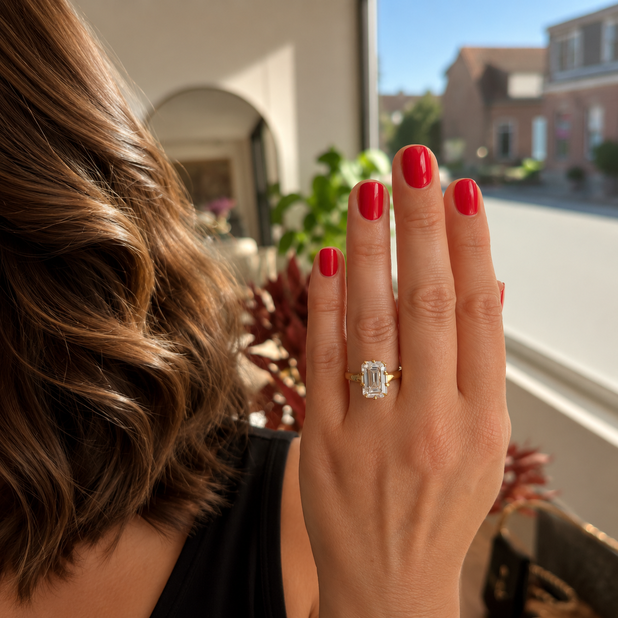 4.6 ct Moissanite  Ring