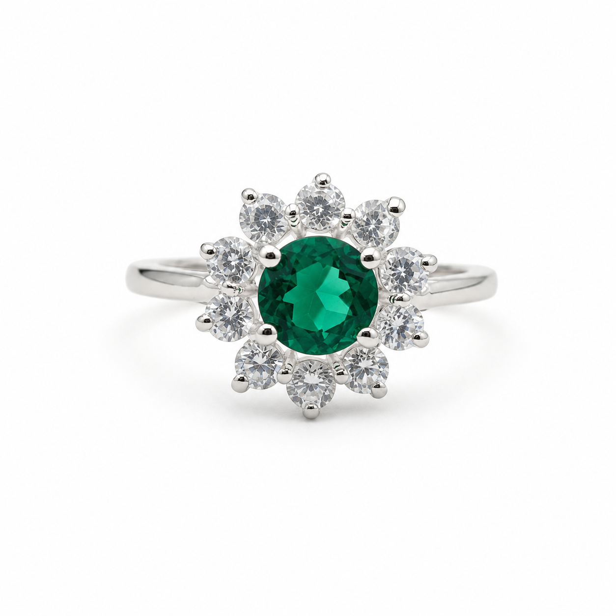 Emerald Bloom Ring